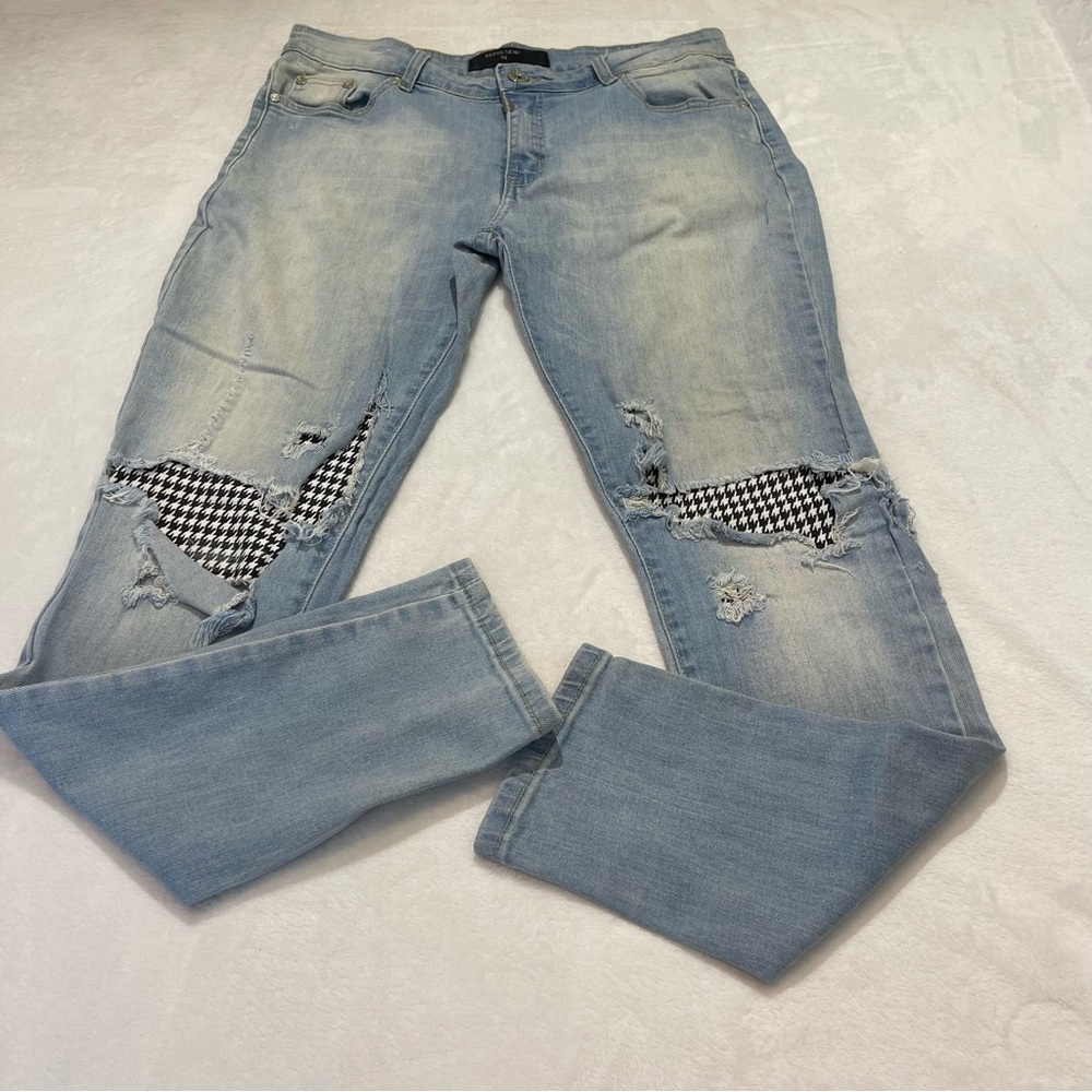 REPRESENT WOMENS SIZE 32 DISTRESSED JEANS